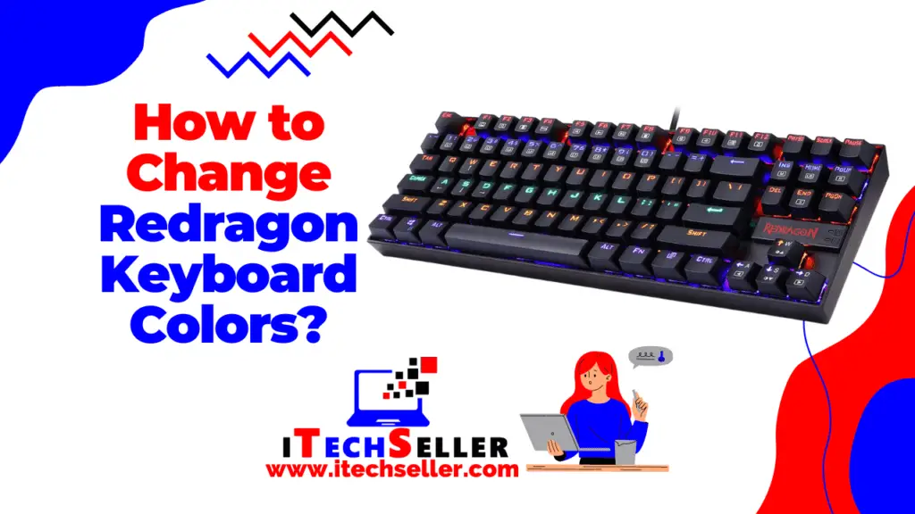 how to change red dragon keyboard color