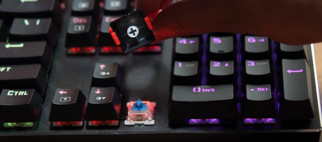 How to remove keys of mechanical keyboard steps