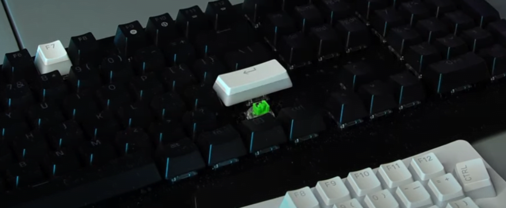 Select and install the new keycaps