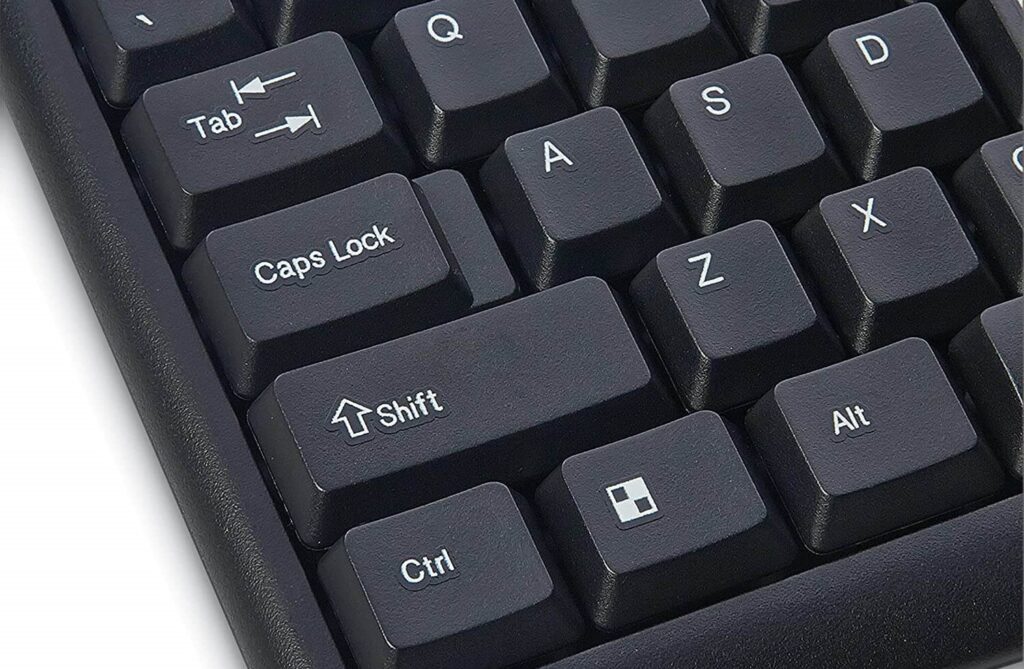 Stepped Caps Lock on Keyboard